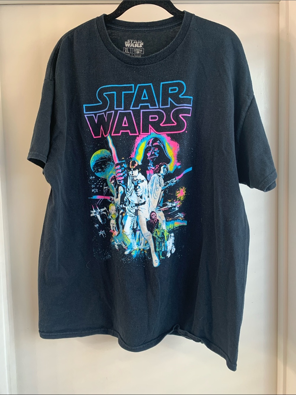 Star Wars Men’s Black T-shirt Size XL
